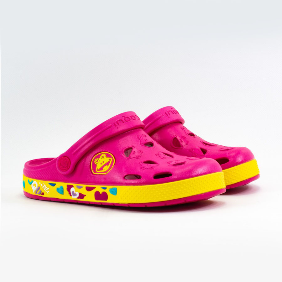 Детские Сабо EVA-100% класс А COQUI * 8802 Fuchsia-Yellow