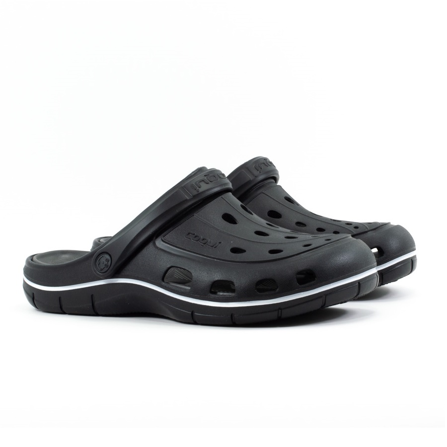 Мужские Сабо EVA-100% класс А COQUI * 6351 Black-Antracit