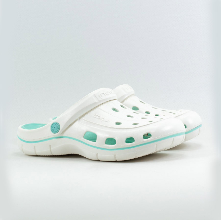 Женские Сабо EVA-100% класс А COQUI * 6352 White/Lt.Mint