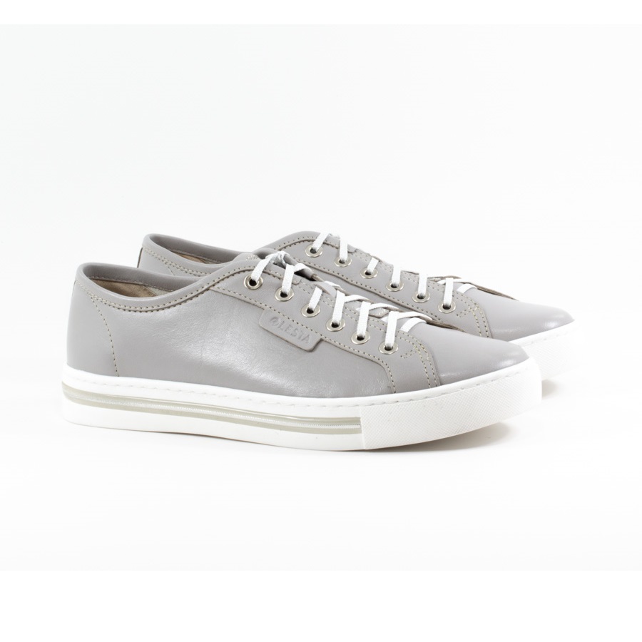 Женские Кеды Натур. Кожа LESTA * 4367-1-0379