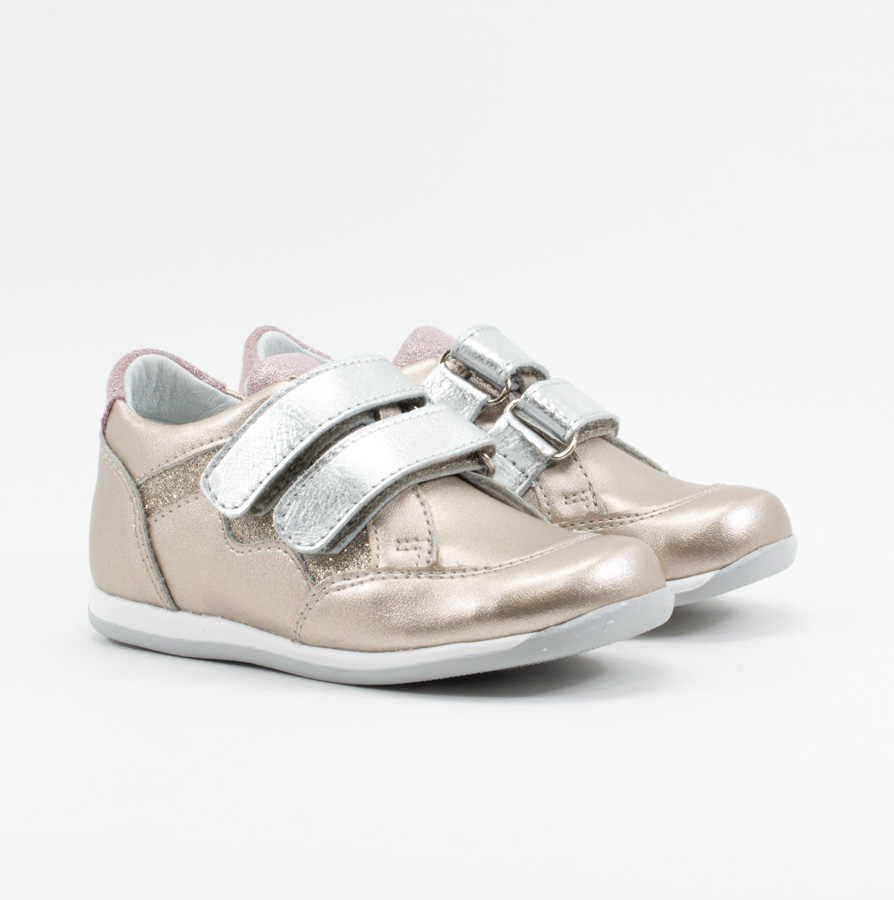 Детские Кросівки Натуральна шкіра SHAGOVITA * 21151 Розово-золотые