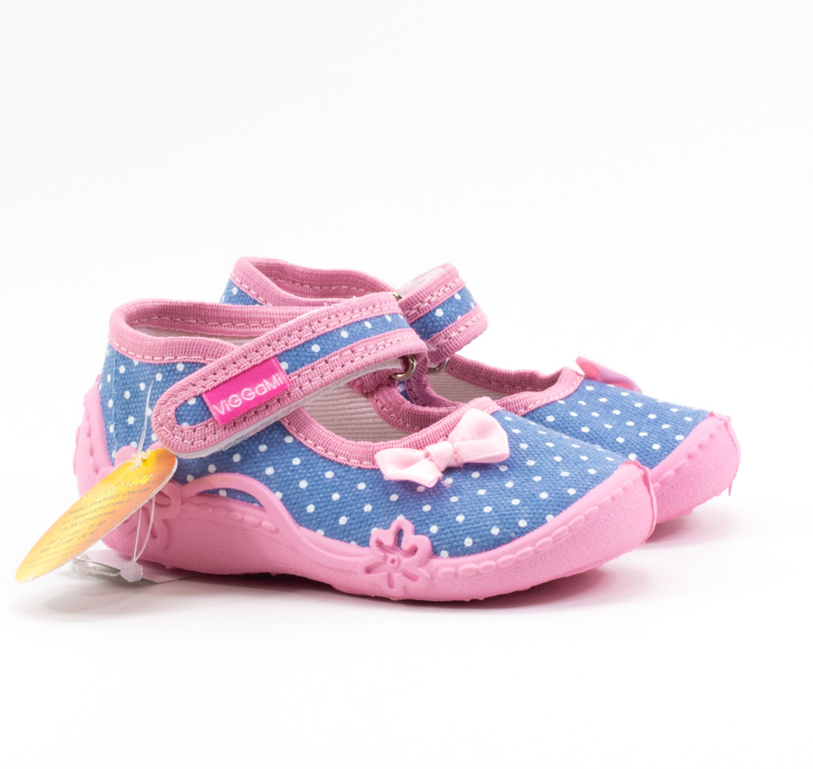 Детские Тапочки Текстиль VIGGAMI * Agatka kropki