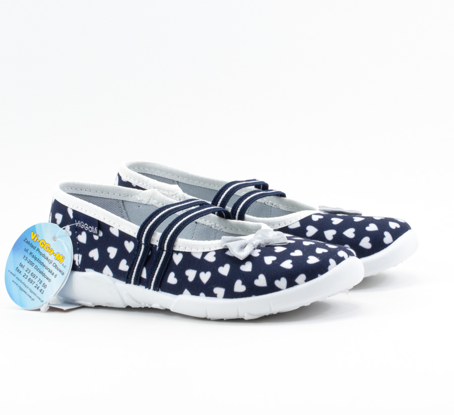 Детские Тапочки Текстиль VIGGAMI * Czeszka serduszka