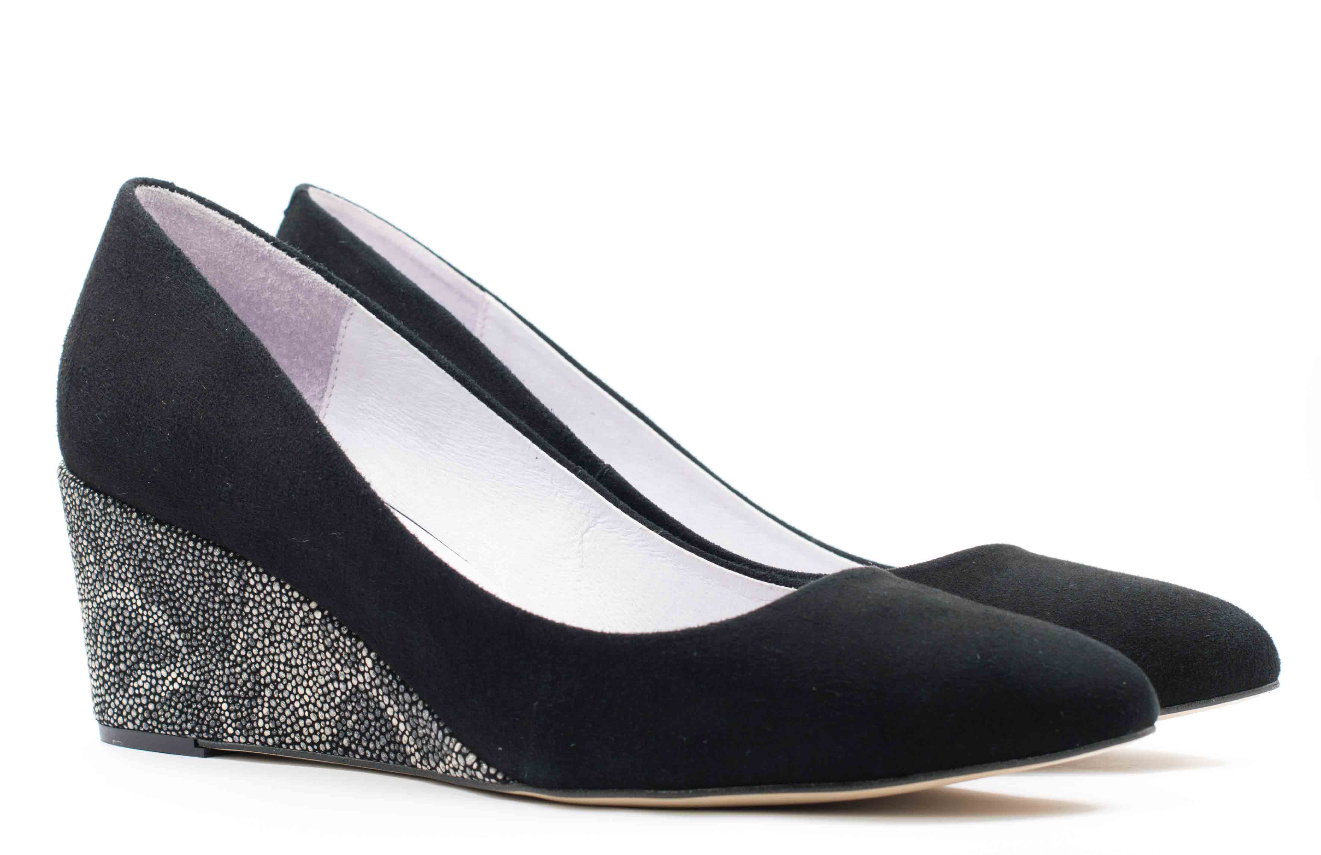 Женские Туфлі човники Натуральна замша 7MIL * 6611