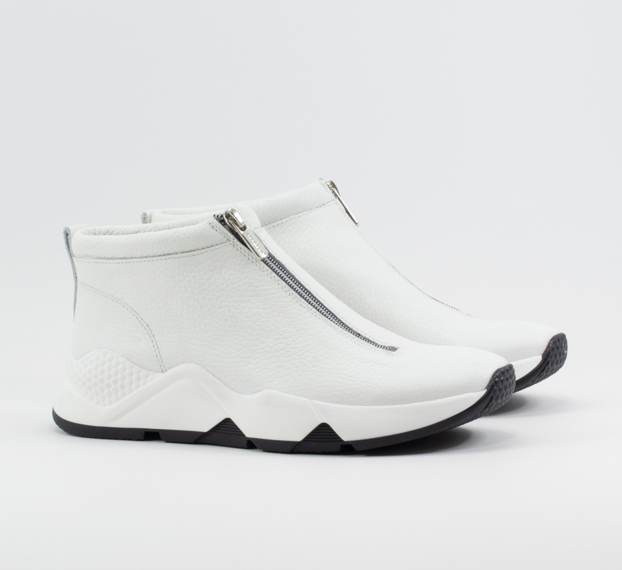 Женские Ботинки комфорт Натур. Шкіра STEPTER * 7350 Белые