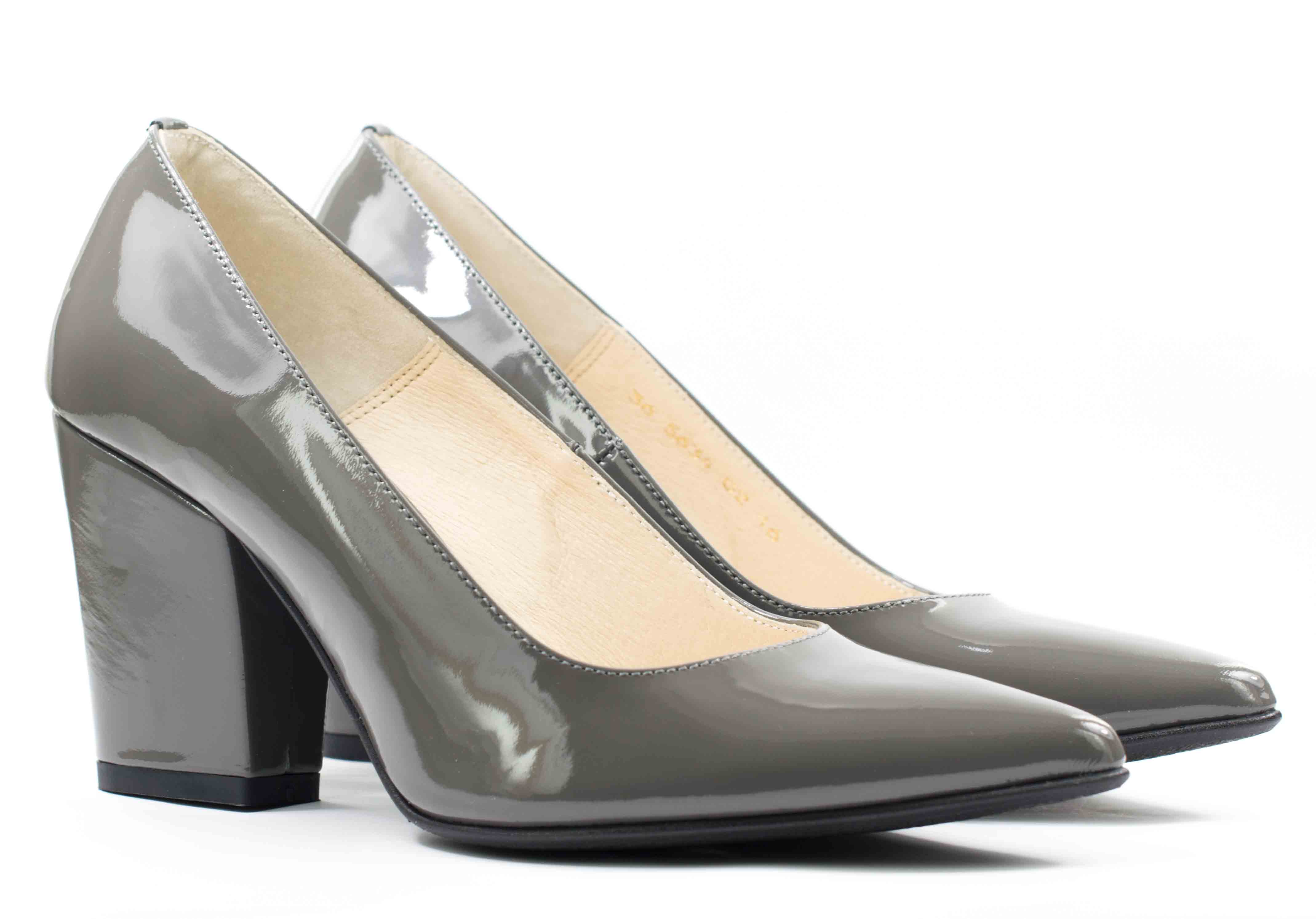 Женские Туфли лодочки Натуральный Лак STEPTER * 5634 Серые