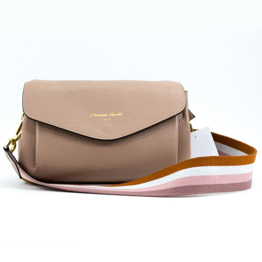 Женские Сумки Натур. Кожа EMANUELA FERRETTI * 810122 БЕЖЕВЫЙ