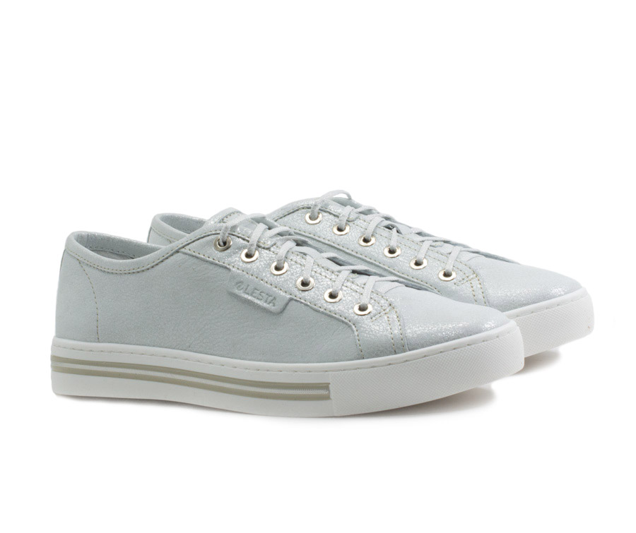 Женские Кеды Натур. Кожа LESTA * 4367-1-85D1