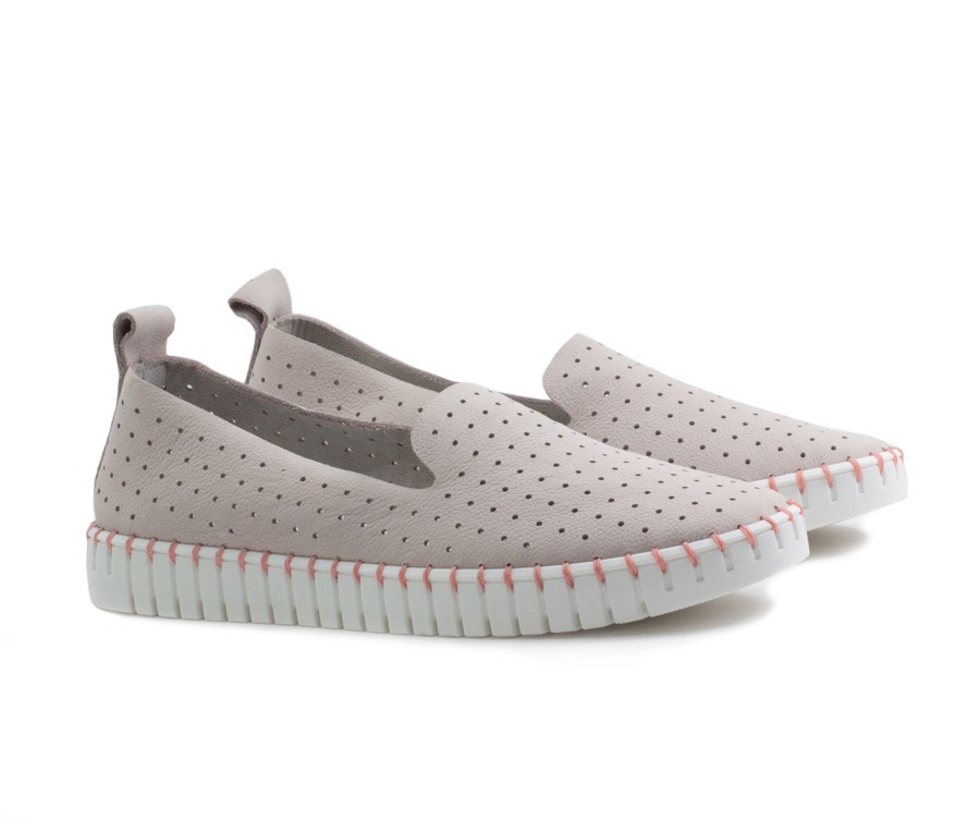 Женские Мокасини Нубук NESSI * 18390-912 Roz