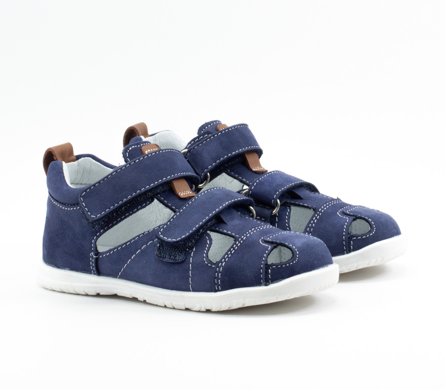 Детские Босоножки Нубук MIDO NOSTER * 163 СИНИЙ
