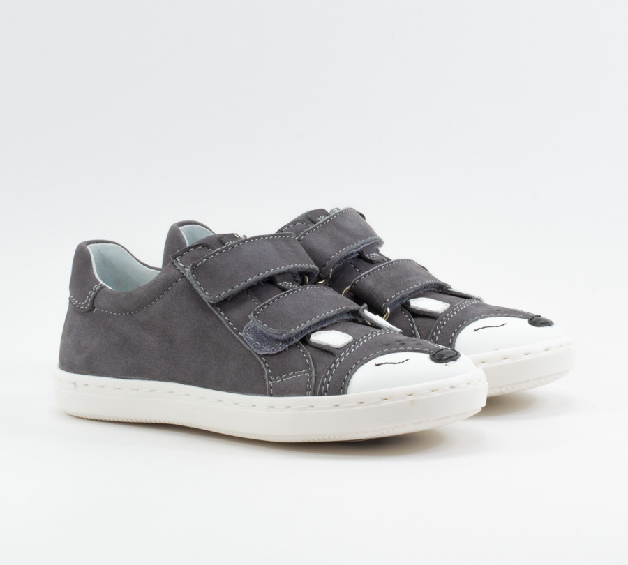 Детские Кросівки Натуральний нубук MIDO NOSTER * 30-31 СЕРЫЙ