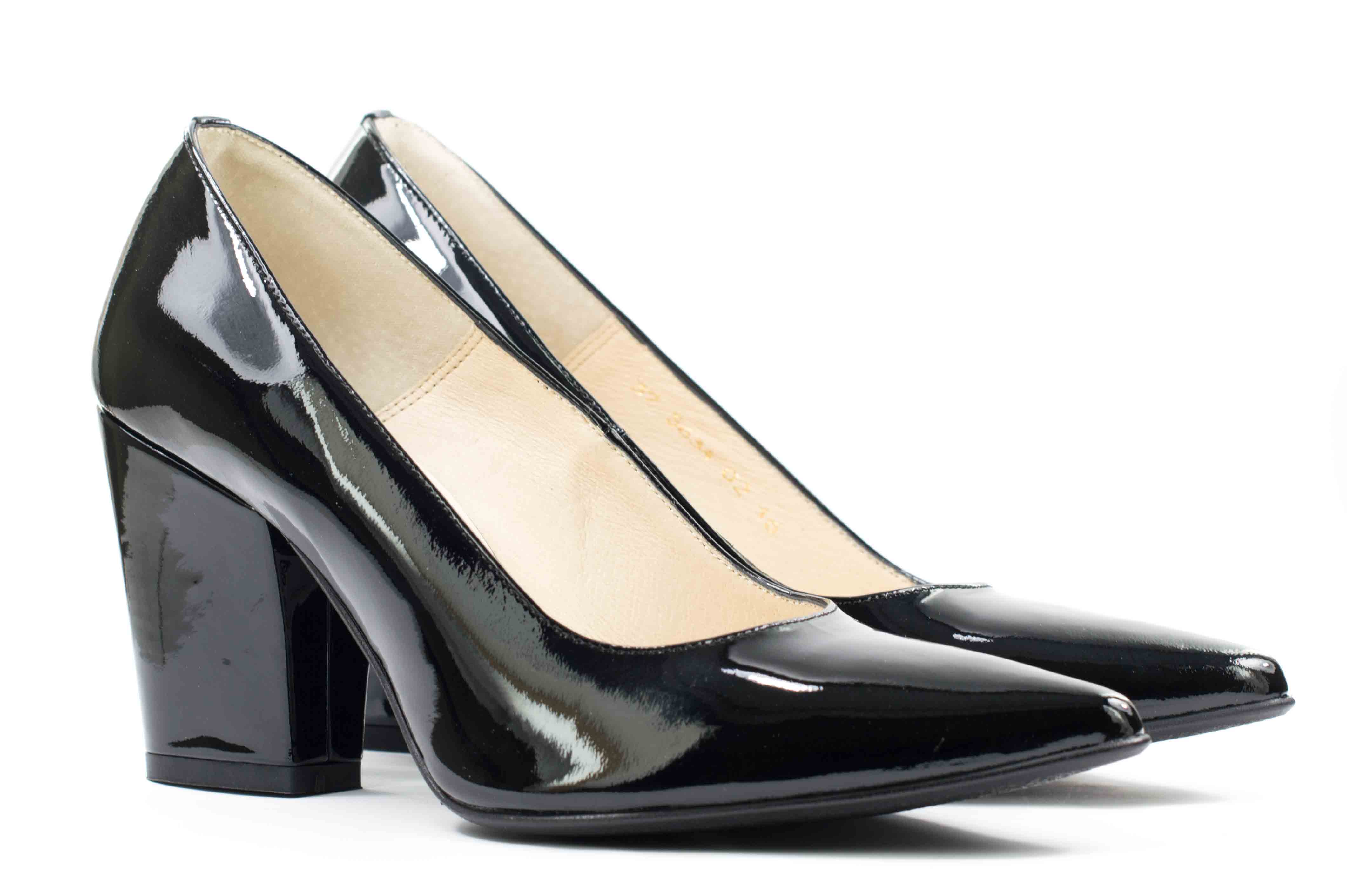 Женские Туфли лодочки Натуральный Лак STEPTER * 5634 Чёрные