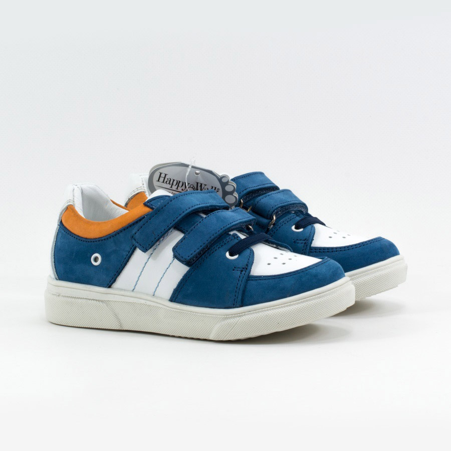 Детские Кроссовки Нубук,Кожа HAPPY WALK * P-3518