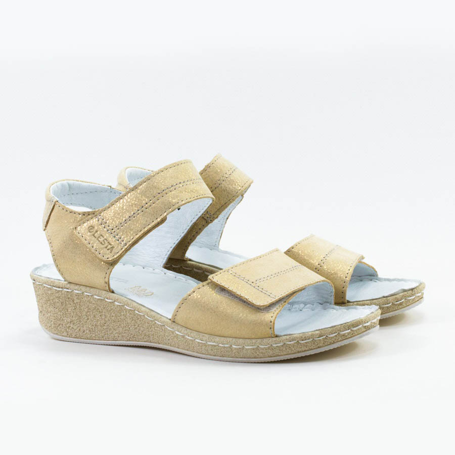 Женские Босоножки Натур. Кожа LESTA * 1289-1-85D1