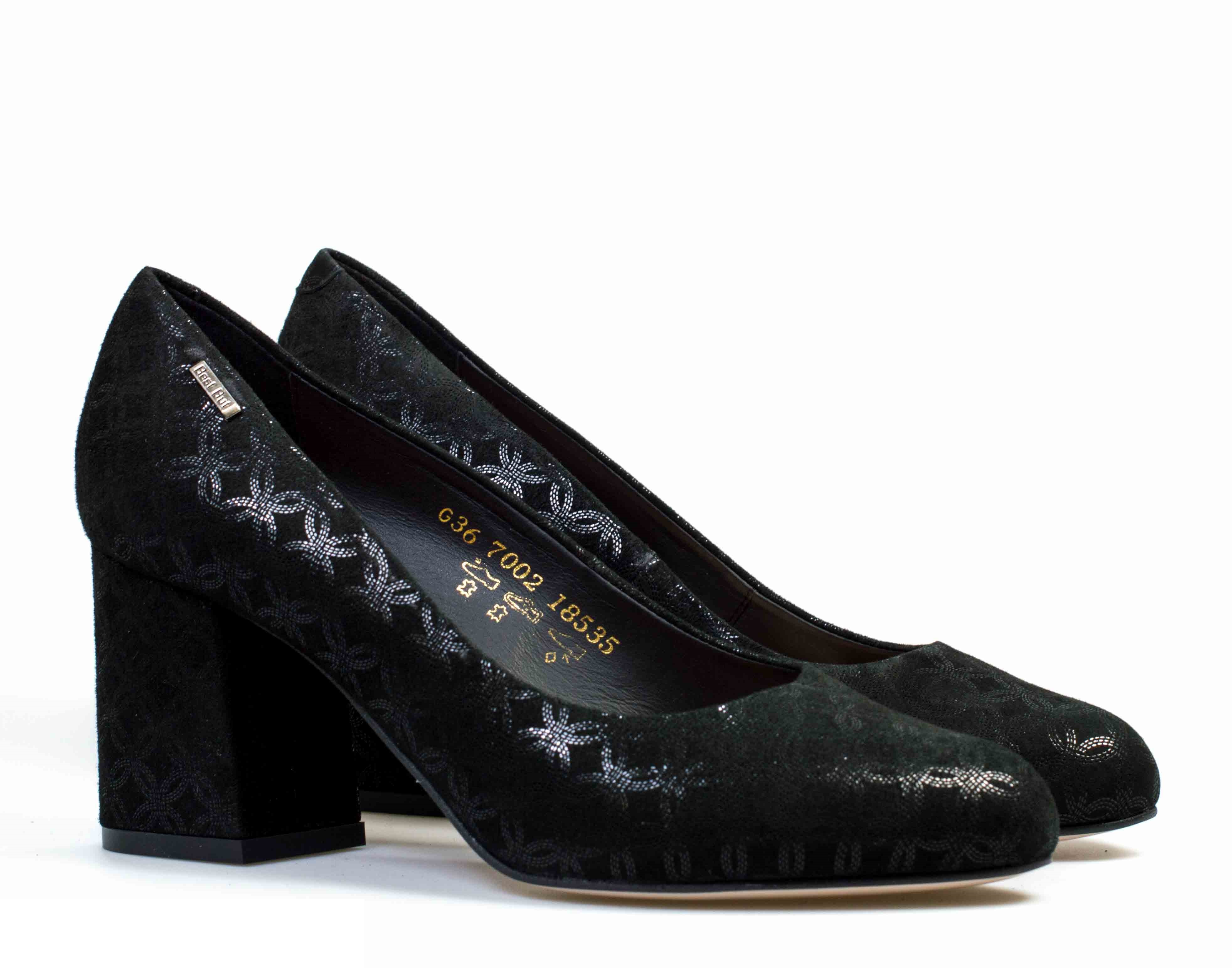 Женские Туфли модельные Натур. Кожа BESTBUT * 7002707/001 ЧЁРНЫЕ