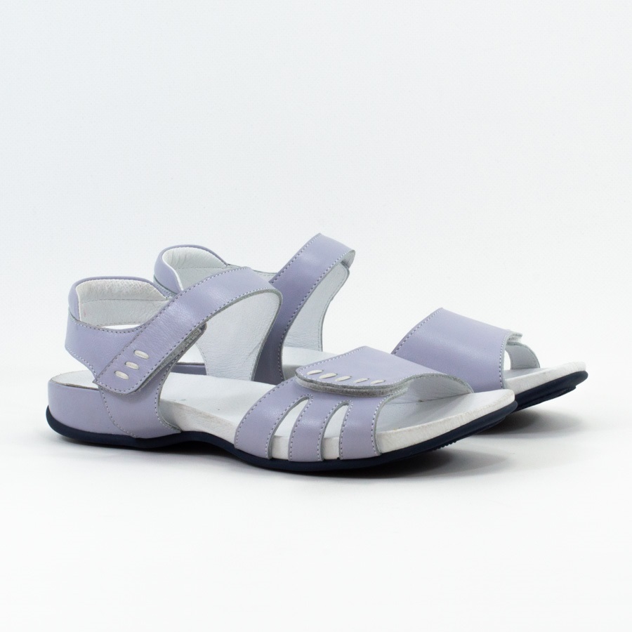 Женские Босоножки танкетка Натур. Шкіра STEPTER * 7192 Голубые