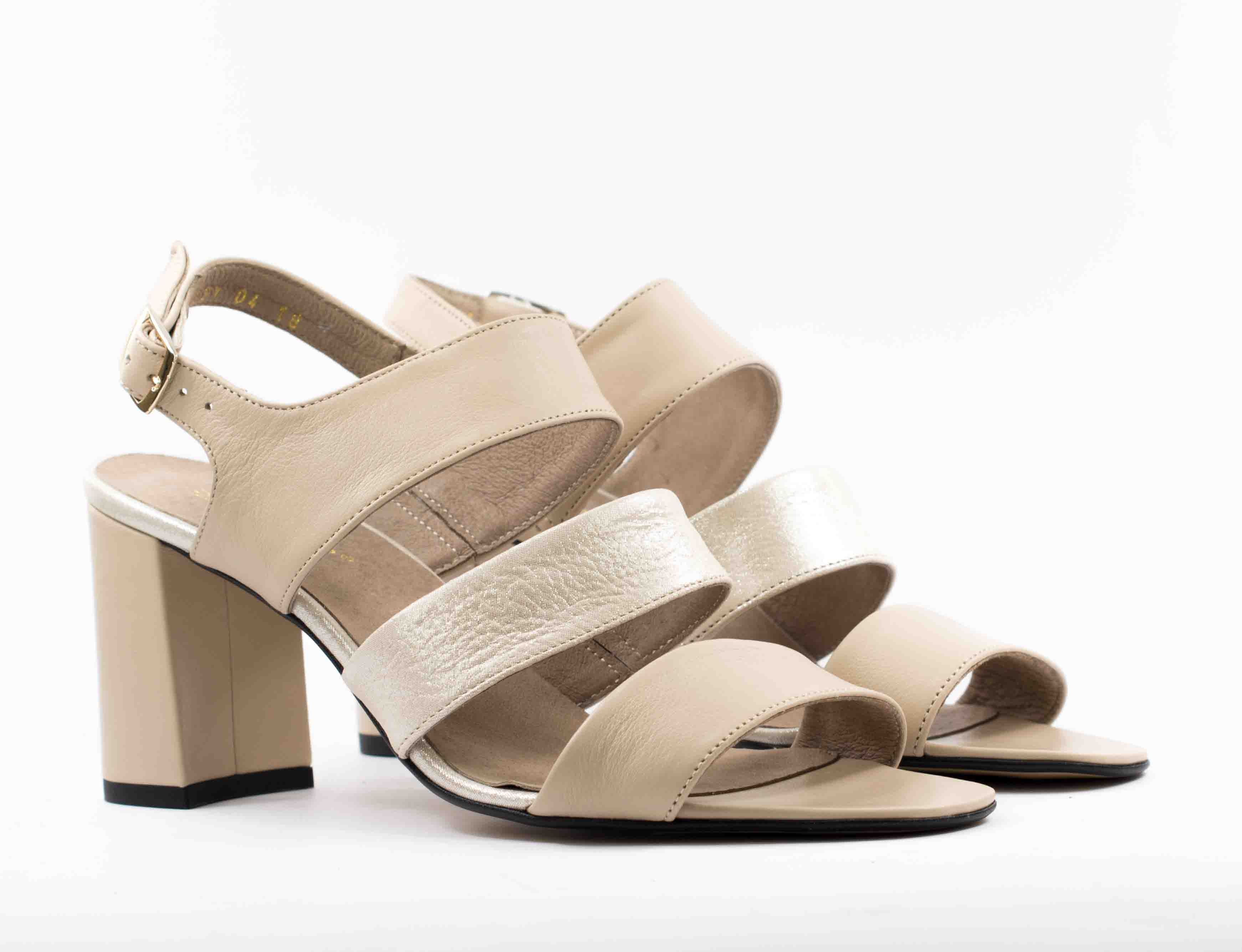 Женские Босоножки Натур. Кожа STEPTER * 6531 БЕЖЕВЫЙ