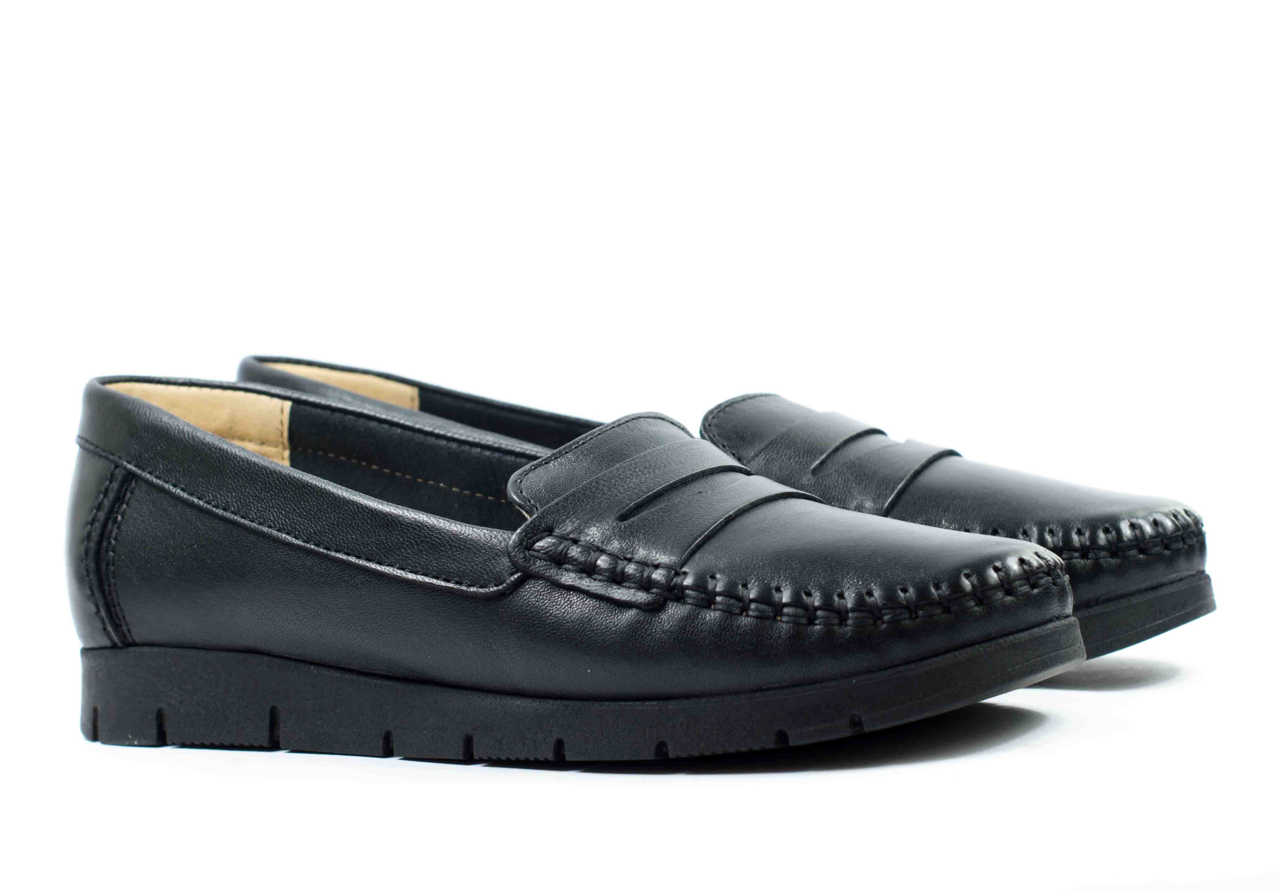 Женские Мокасины Натур. Шкіра LESTA * 4262-1-1036