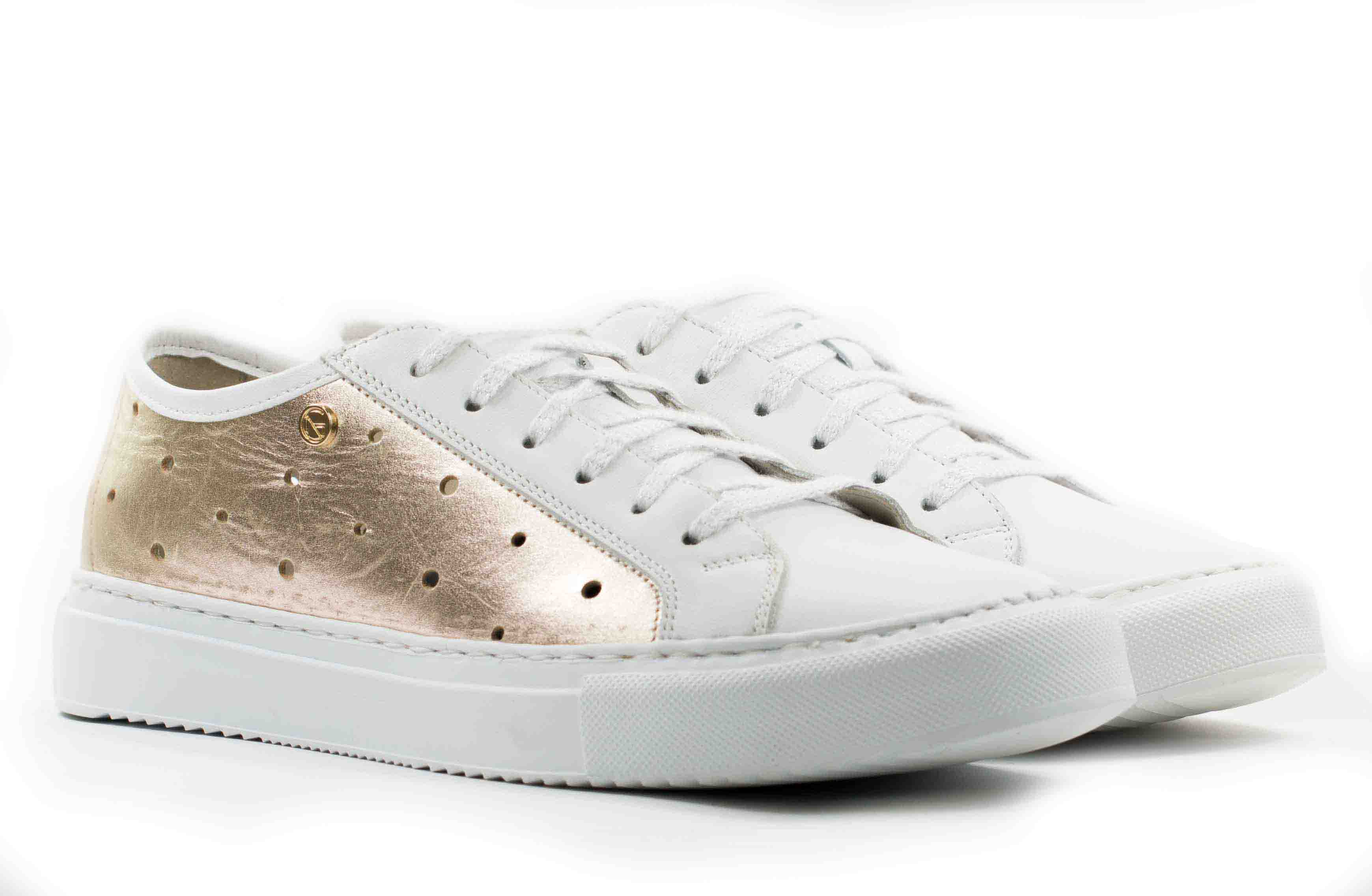 Женские Кроссовки Натур. Кожа NIK * 05-0473-059