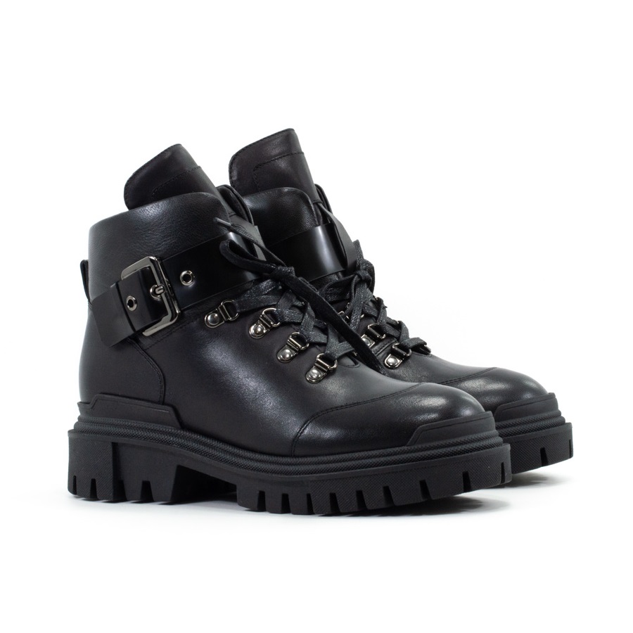 Женские Ботинки Натур. Шкіра VILANSI * V1277-22 BLK