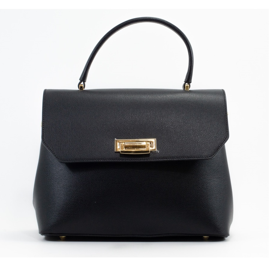 Женские Сумки Натур. Шкіра EMANUELA FERRETTI * 85540 Чёрная