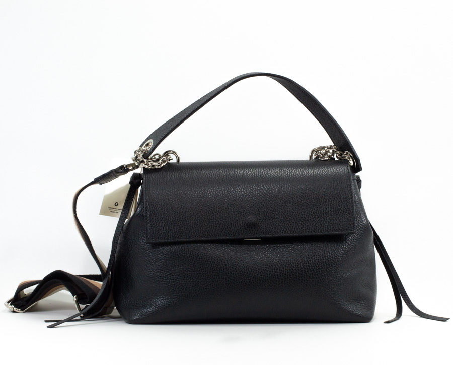 Женские Сумки Натур. Кожа EMANUELA FERRETTI * 85485 Чёрная