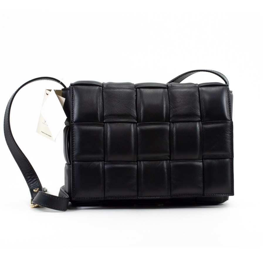 Женские Сумки Натур. Кожа EMANUELA FERRETTI * 85526 Чёрная