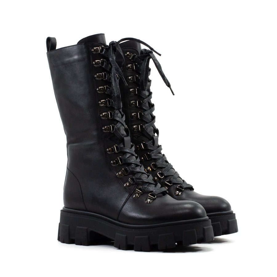 Женские Ботинки Натур. Шкіра VILANSI * V1273-24 BLK A01