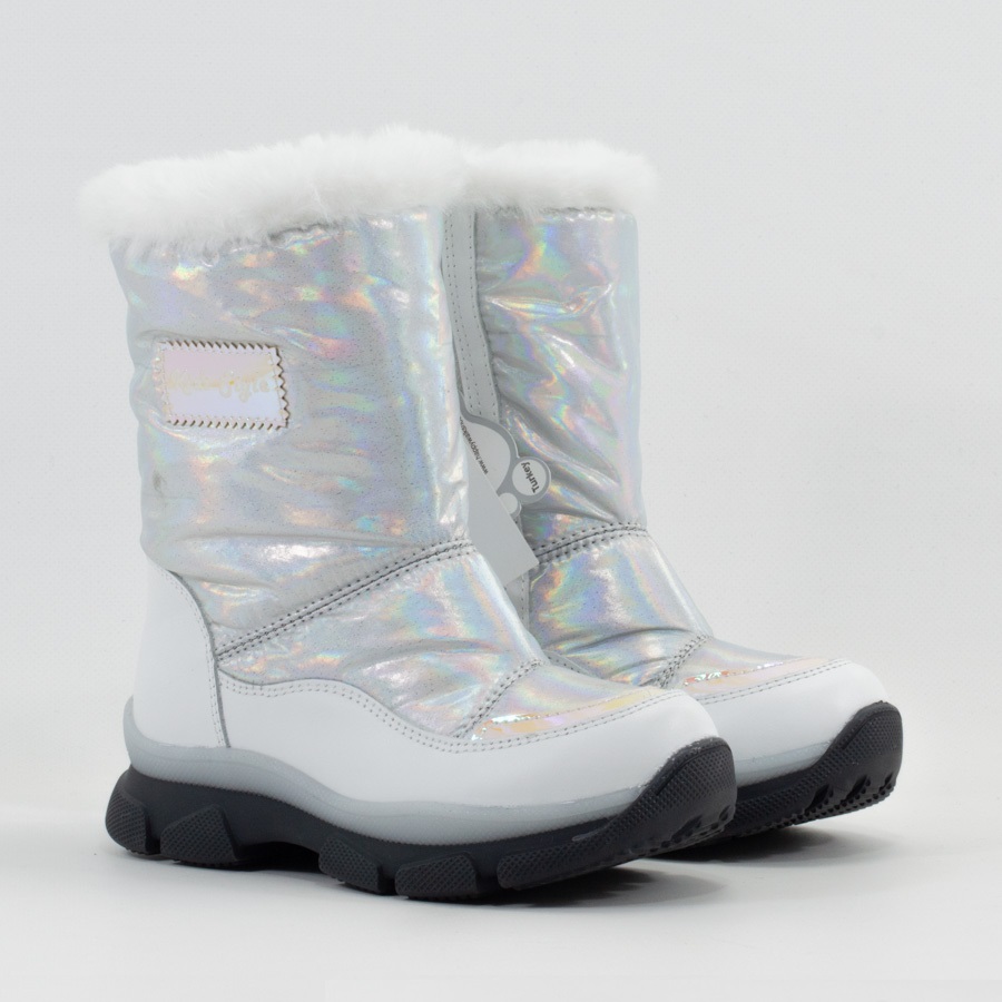 Детские Сапоги Натур.шкіра-Текстиль HAPPY WALK * P-3760