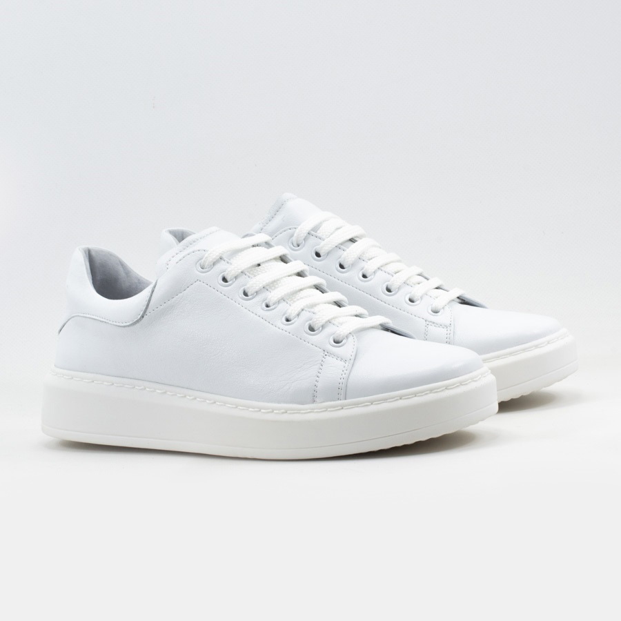 Женские Кеды Натур. Кожа VILANSI * V7489 Белые