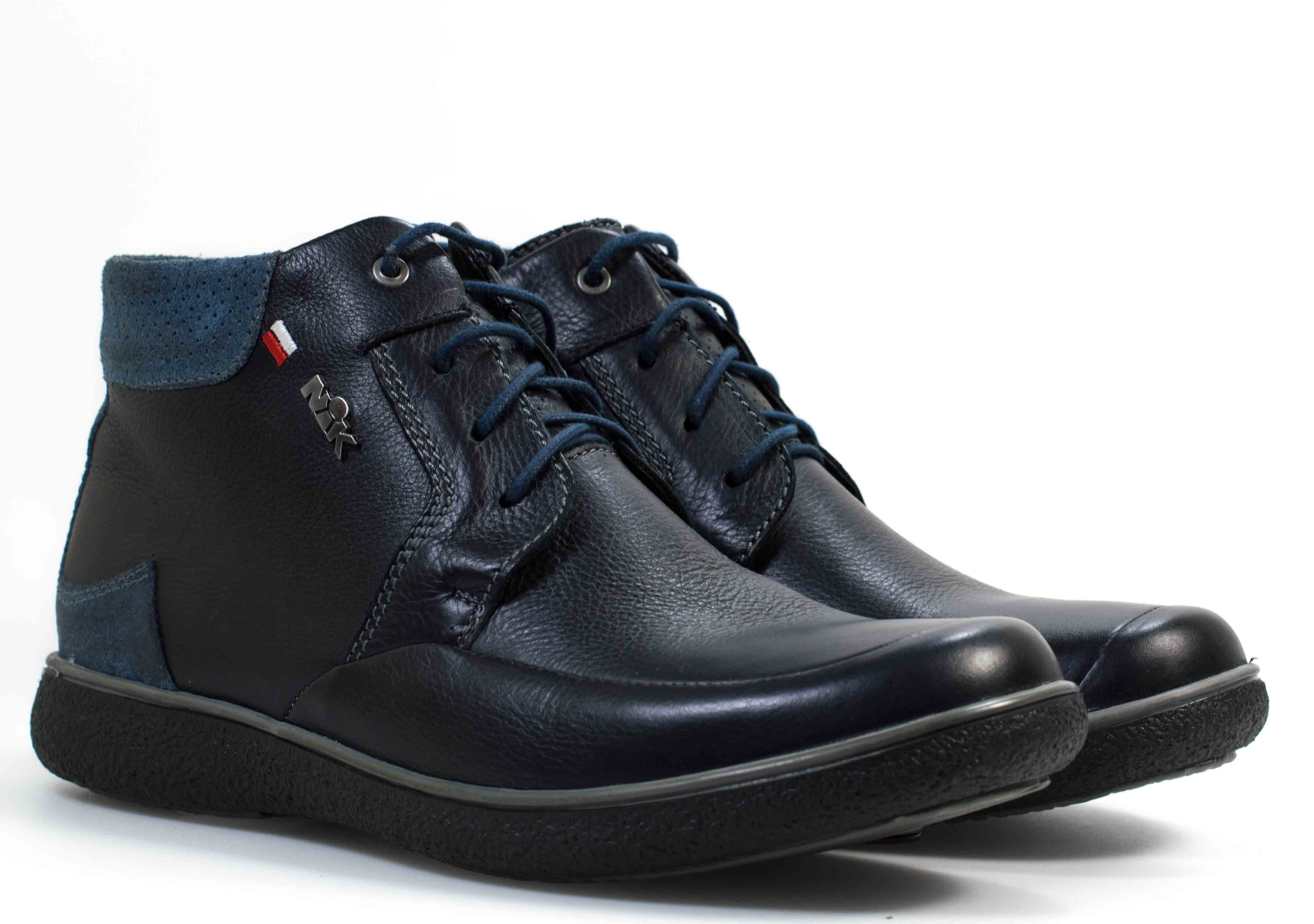 Мужские Ботинки Натур. Кожа NIK * 02-0214