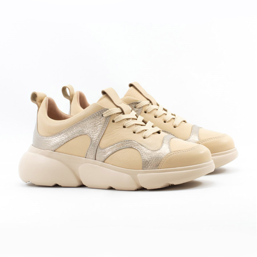 Женские Кросівки Натуральна шкіра VILANSI * V1247-42 BEG