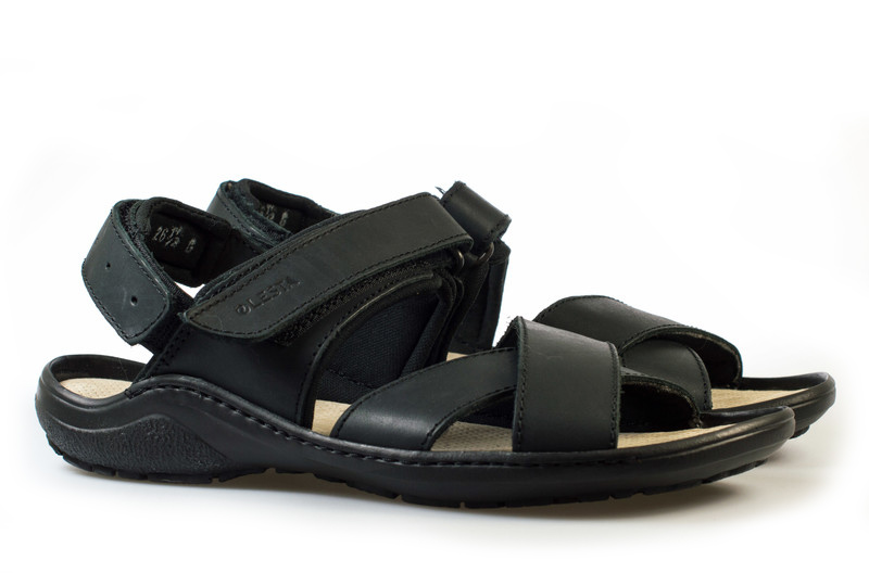 Мужские Босоножки Натур. Кожа LESTA * 1206-2-1056