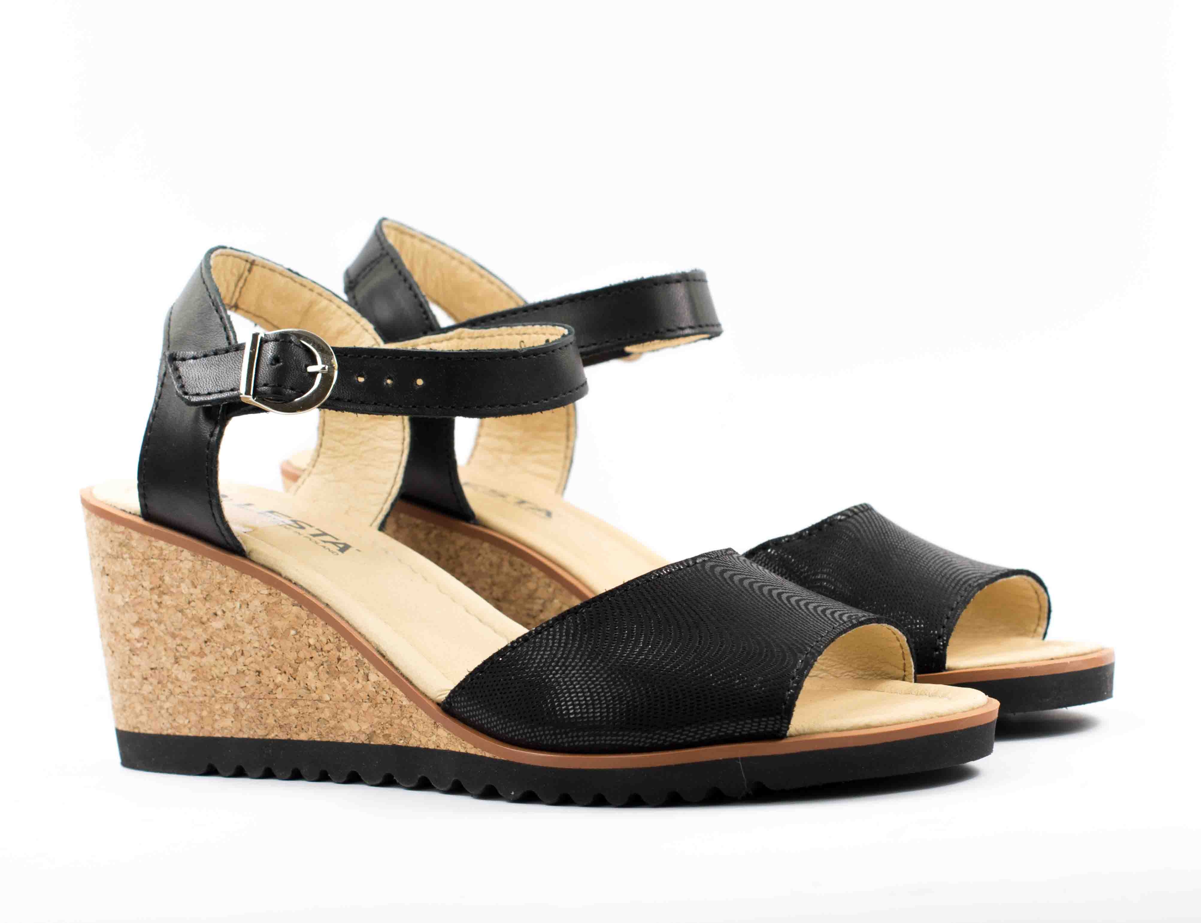 Женские Босоножки Натур. Кожа LESTA * 1247-1-1002