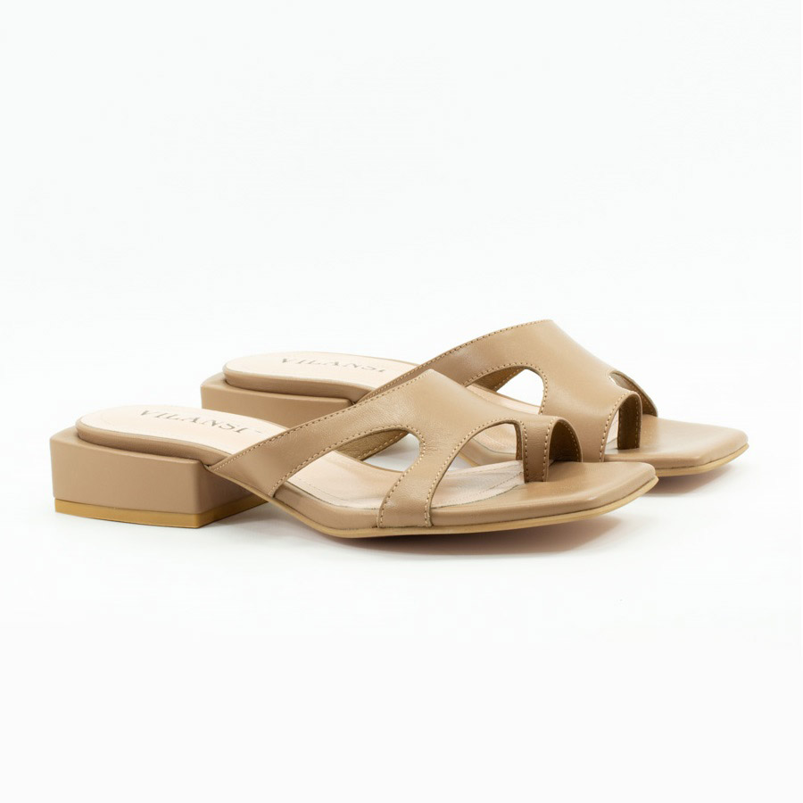 Женские Мюли Натур. Шкіра VILANSI * V1295-55 NUD