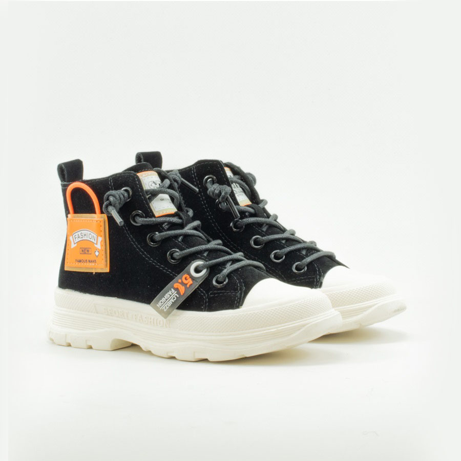 Детские Ботинки Экокожа-Замш JONG GOLF * B30194 BLACK