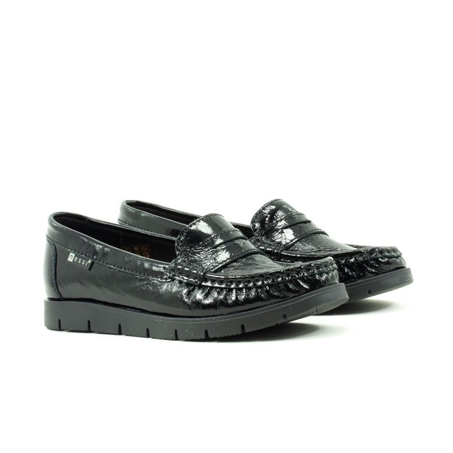 Женские Мокасини Натуральний лак  NESSI * 765-Z-711