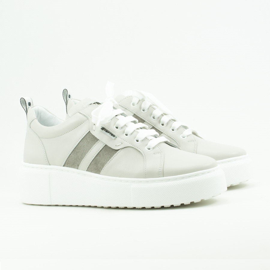 Женские Кроссовки Натур. Шкіра STEPTER * 7819 Серые