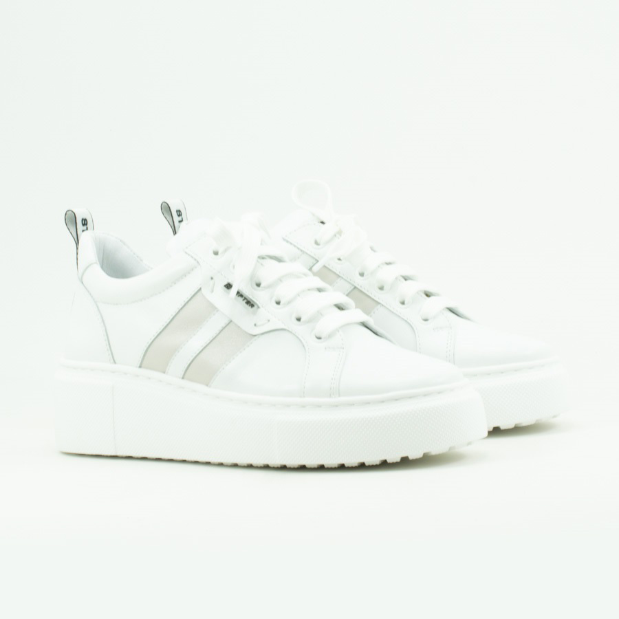 Женские Кроссовки Натур. Шкіра STEPTER * 7819 Белые