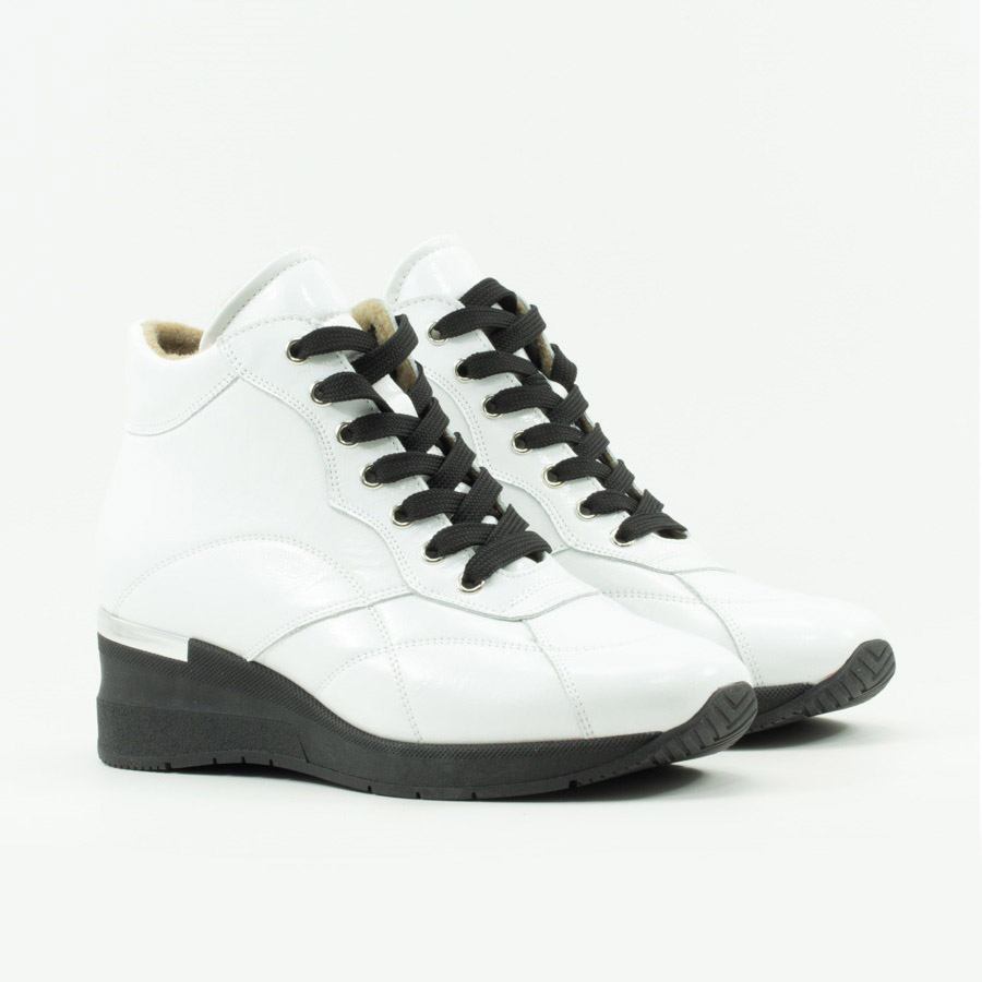 Женские Ботинки комфорт Лак SALA * 9848