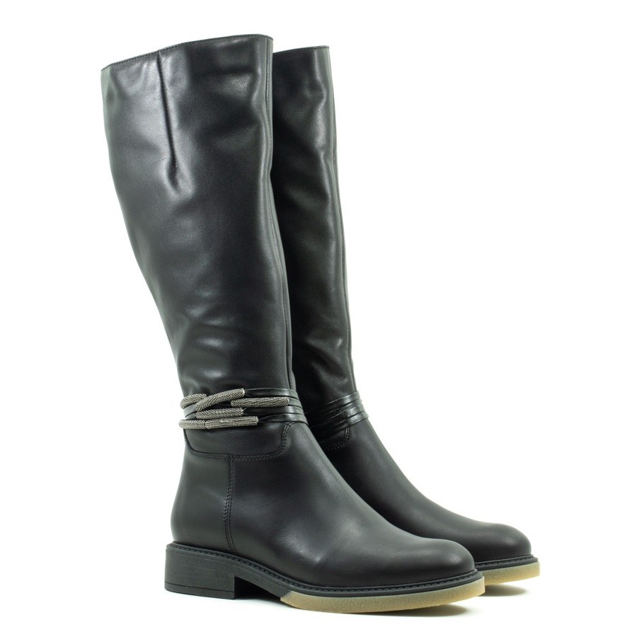 Женские Чоботи Натур. Шкіра VILANSI * V7706 BLACK