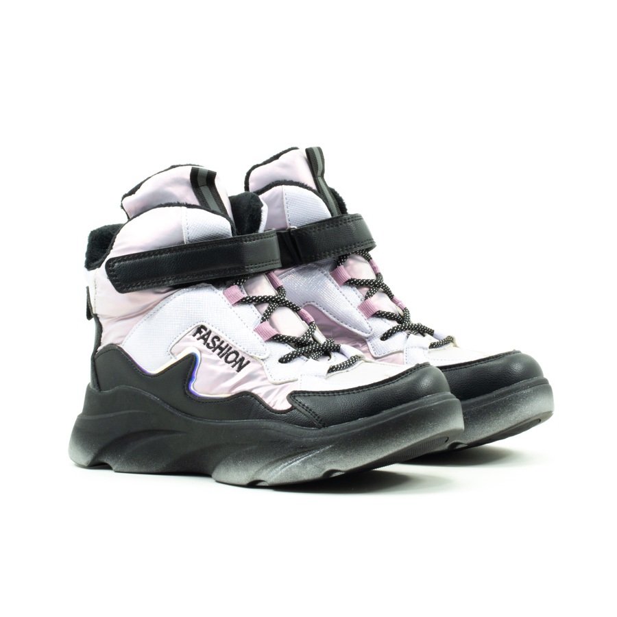 Детские Ботинки Екошкіра-Текстиль JONG GOLF * C40171-19 SILVER