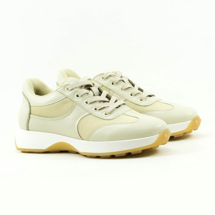 Женские Кросівки Натуральна шкіра-Текстиль VILANSI * V1600-15 BEG