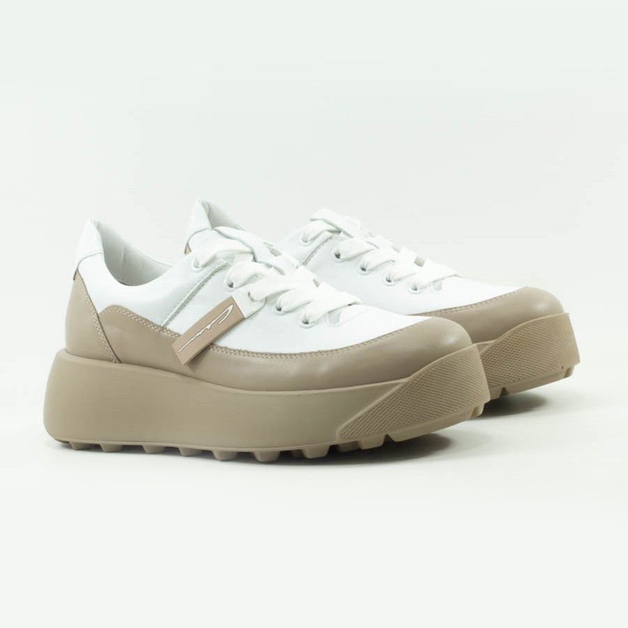 Женские Кроссовки Натур. Шкіра VILANSI * V1600-03 COF