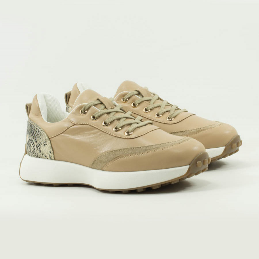 Женские Кросівки Натуральна шкіра VILANSI * V1600-22 BEG