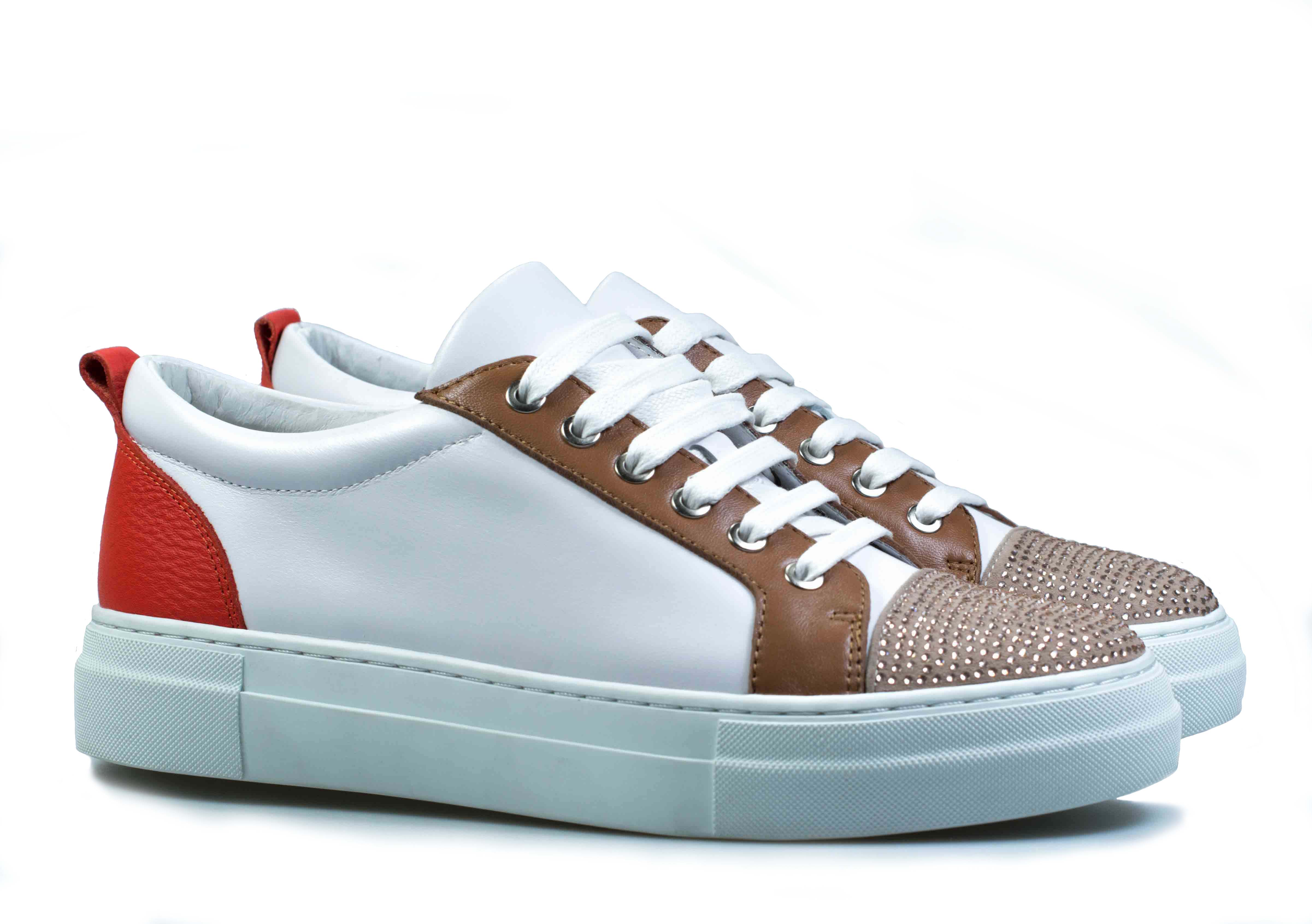 Женские Кеды Натур. Кожа VITTO ROSSI * 20161007