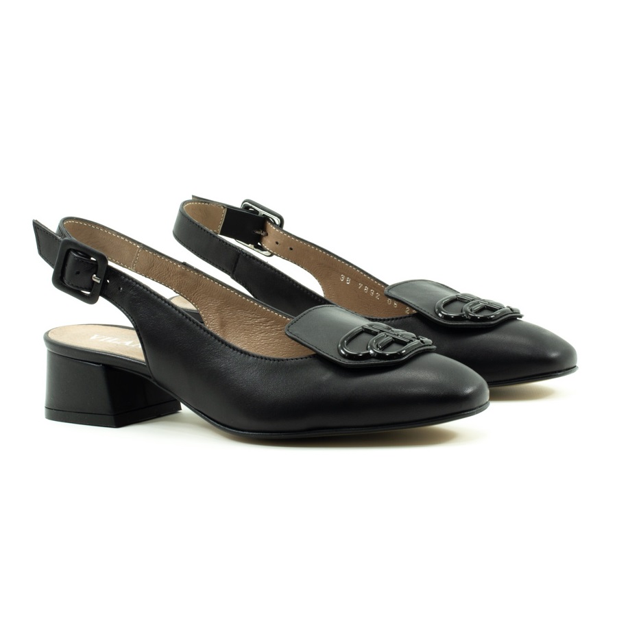 Женские Босоніжки Натур. Шкіра VILANSI * V7892 BLACK