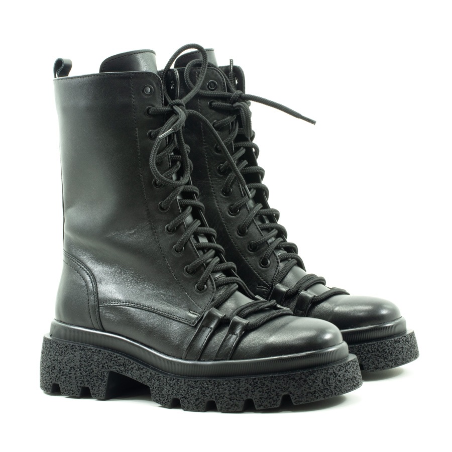 Женские Ботинки Натур. Шкіра VILANSI * V8103 BLACK