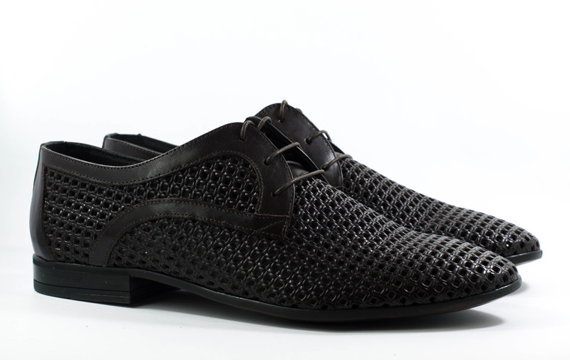 Мужские Туфли модельные Натур. Шкіра STEPTER * 6143 Коричневые