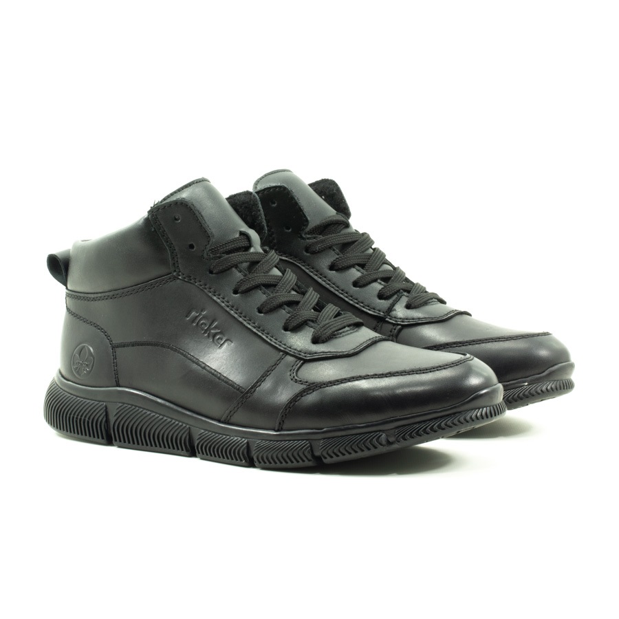 Мужские Ботинки Натур. Шкіра RIEKER * B0401-00